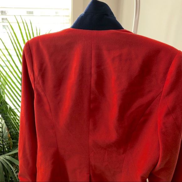 Two-Button Wool Blazer Jacket - Picture 6 of 8